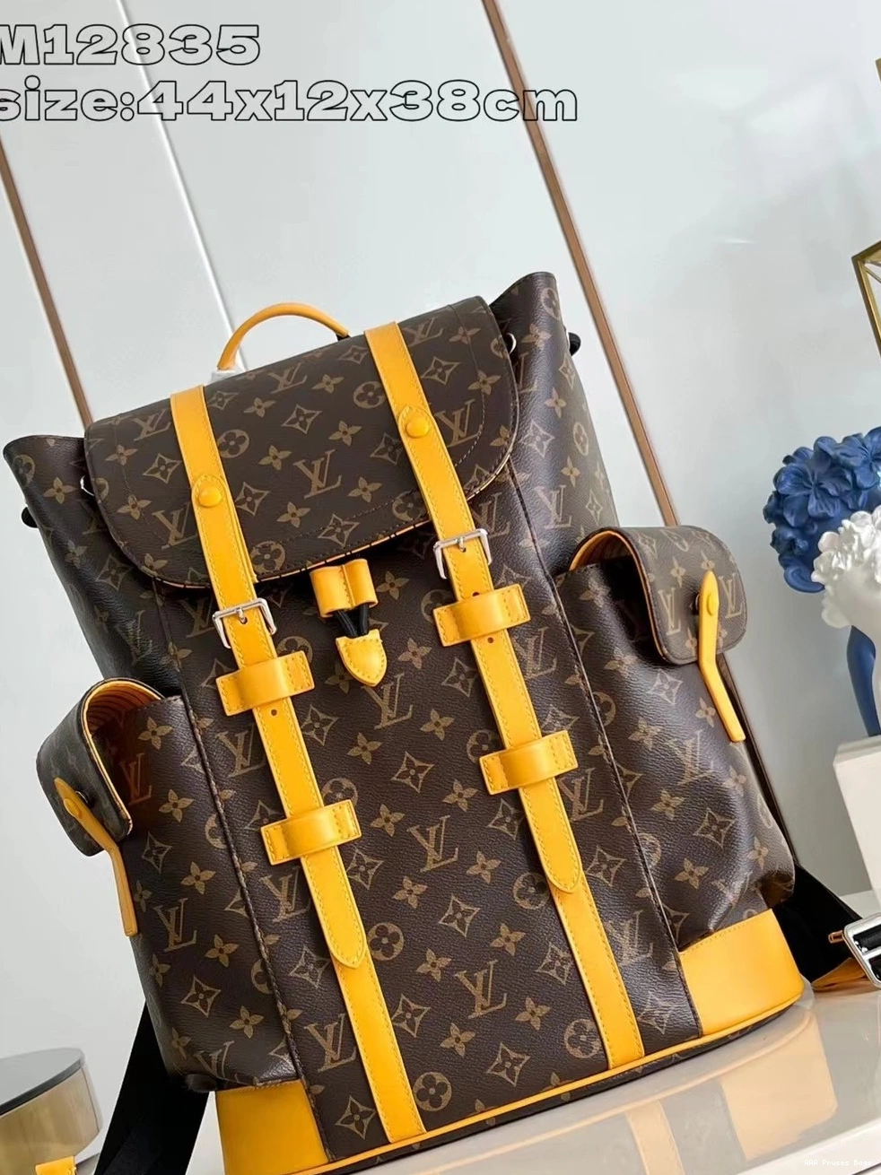 AAA Pruses Bags Louis Vuitton Backpack MM-38*44*12.5CM Christopher 0811